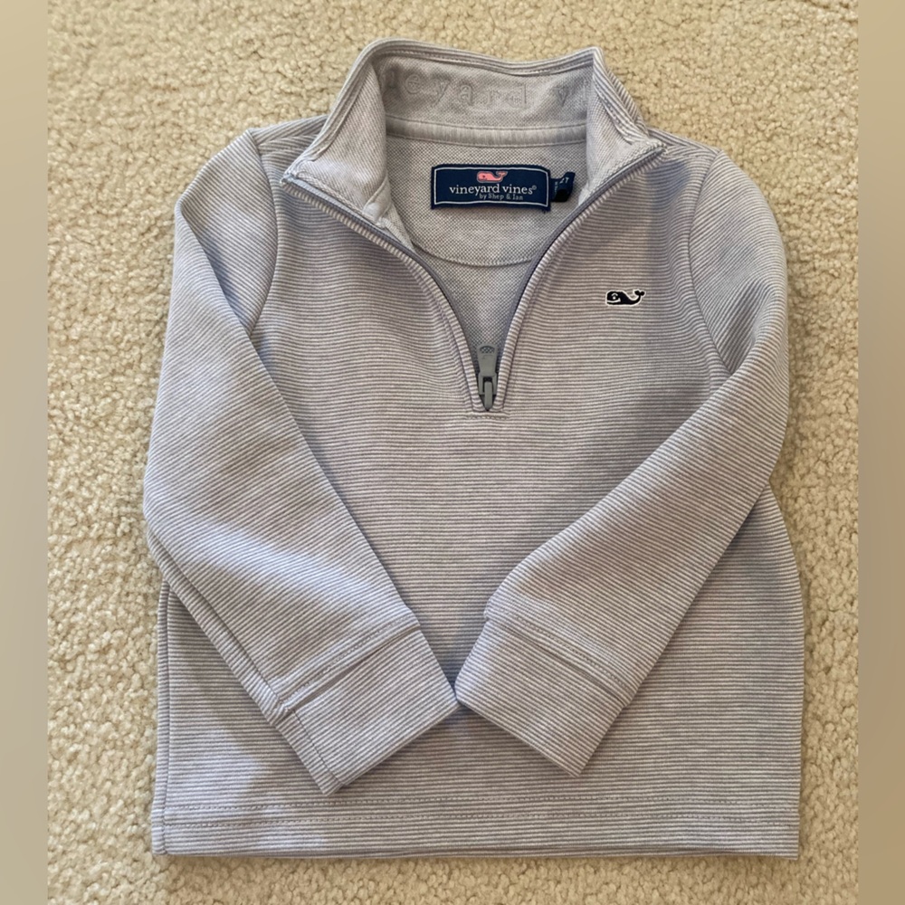 Vineyard Vines boys 2T salt water 1/4 zip